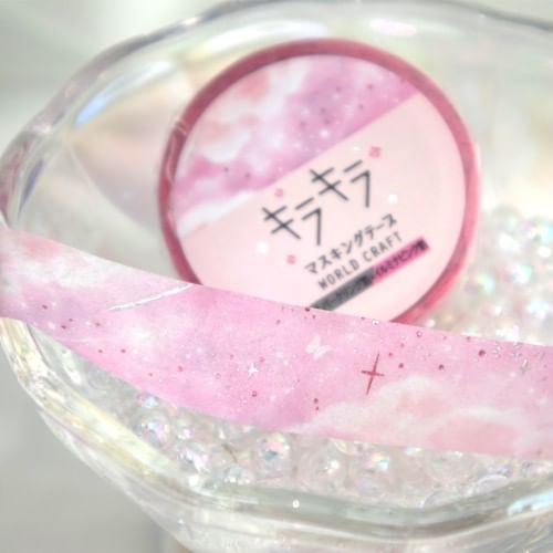 MDS - World Craft Kira Kira Masking Tape Dromerig (15mm×5m)