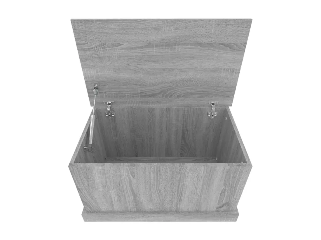 Boîte de rangement sonoma gris 70x40x38 bois d'ingénierie