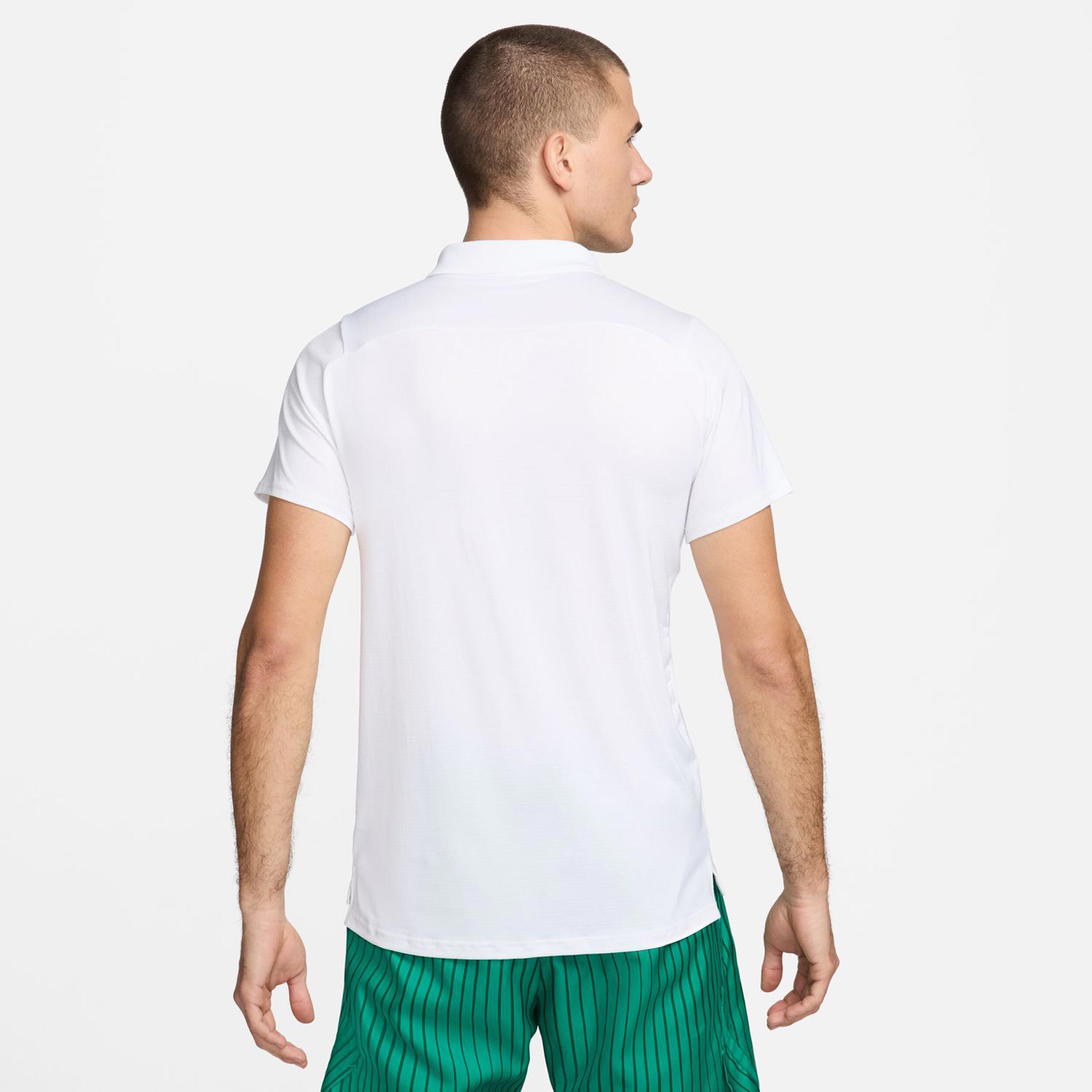 Nike Dri-Fit Court Advantage Polo Hommes - Blanc
