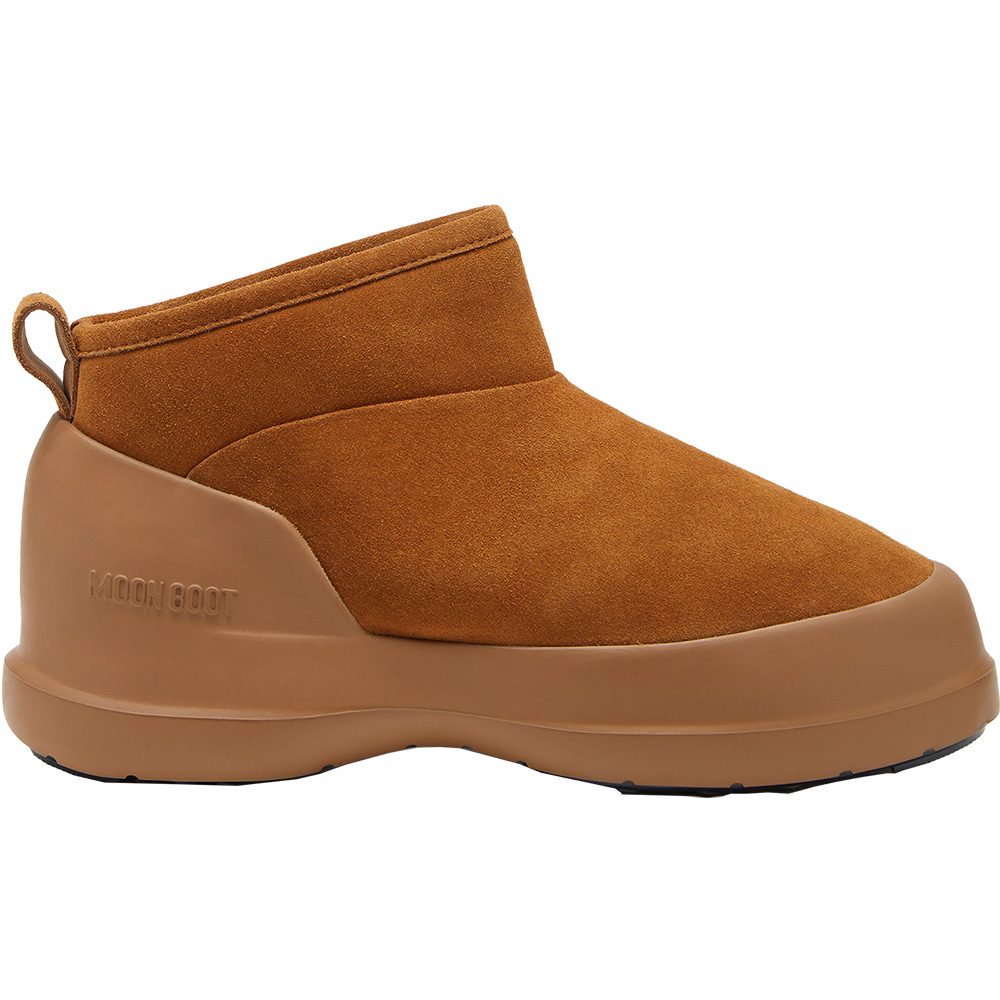 Moon Boot Luna Low Suede Boots Damen cognac