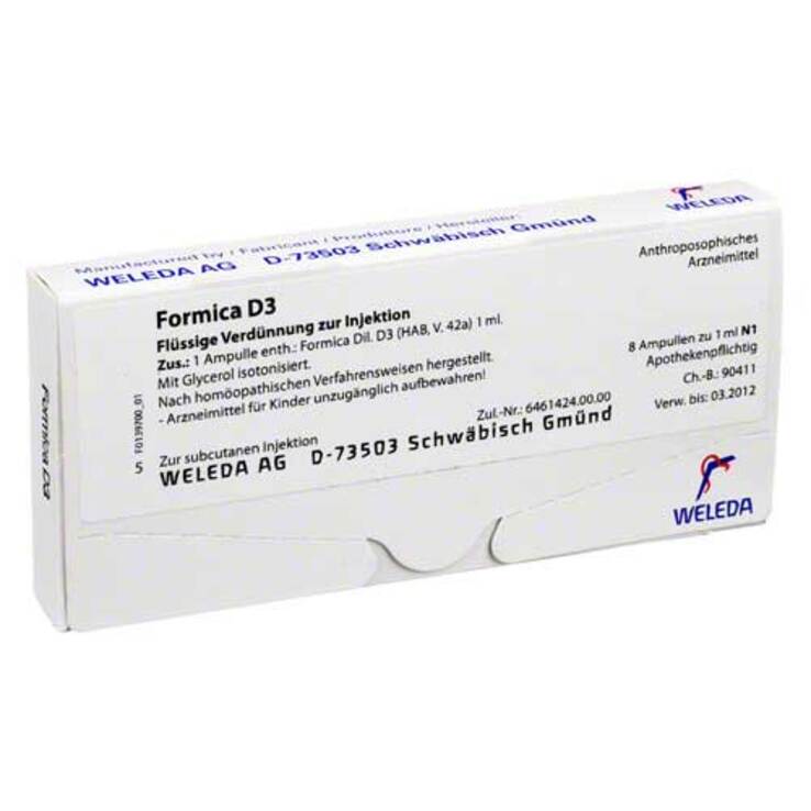 Formica D 3 Ampullen, 8X1 ml