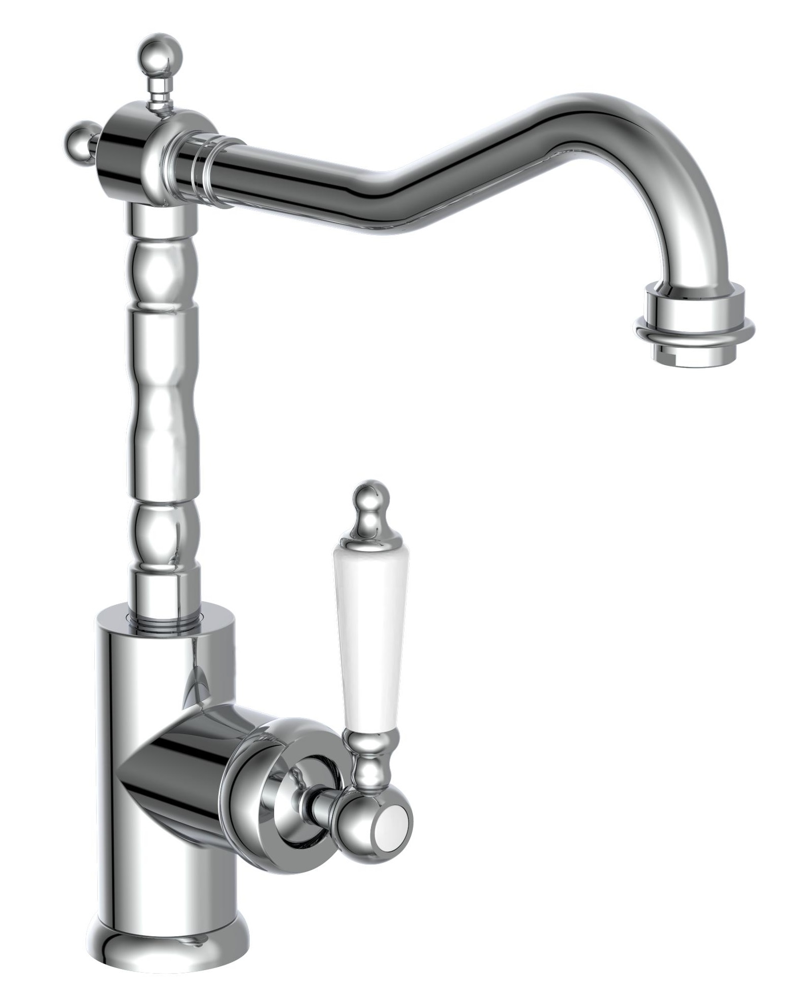 Schutte Old Style nostalgische keuken mengkraan met extra hoge uitloop