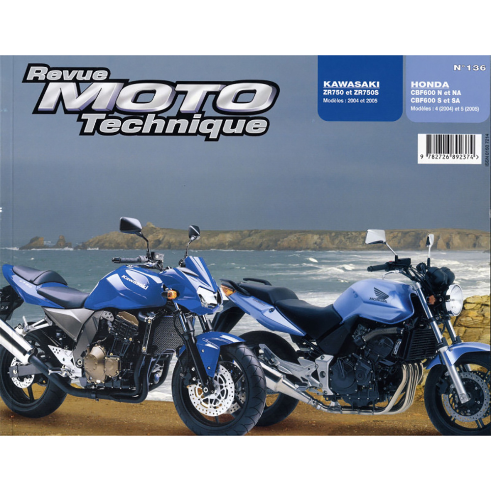 Etai - RMT 136.1 HONDA CBF600 (2004 à 2006) et KAWASAKI ZR750 (2004 à 2005)