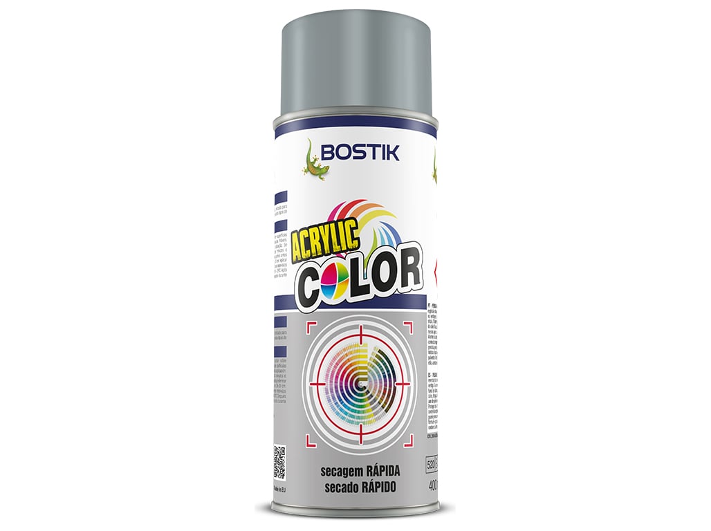SPRAY ACRYLIC BOSTIK CINZA BRILHANTE 400ML
