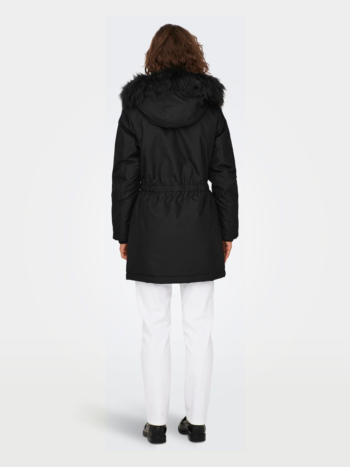 ONLIRIS Langer Parka Black