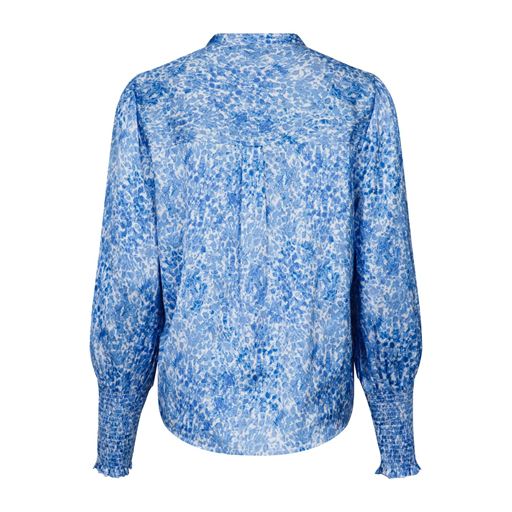 Neo Noir Landa Blooming Dot Bluse, Blue, 36