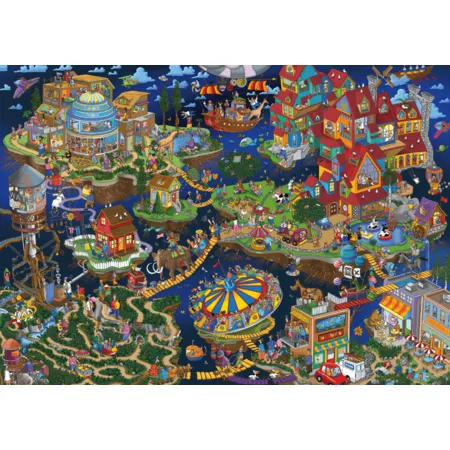 Schmidt Spiele Puzzle - Steve Skelton: Verrückte Welt, 1000 Teile