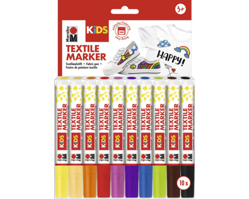 Marabu Kids textielstiften 10 stuks
