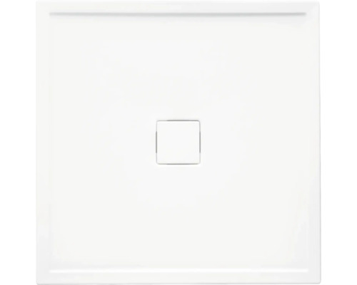 OTTOFOND Techno douchebak Techno-R 80 x 100 x 1,8 cm wit glanzend glad 990960