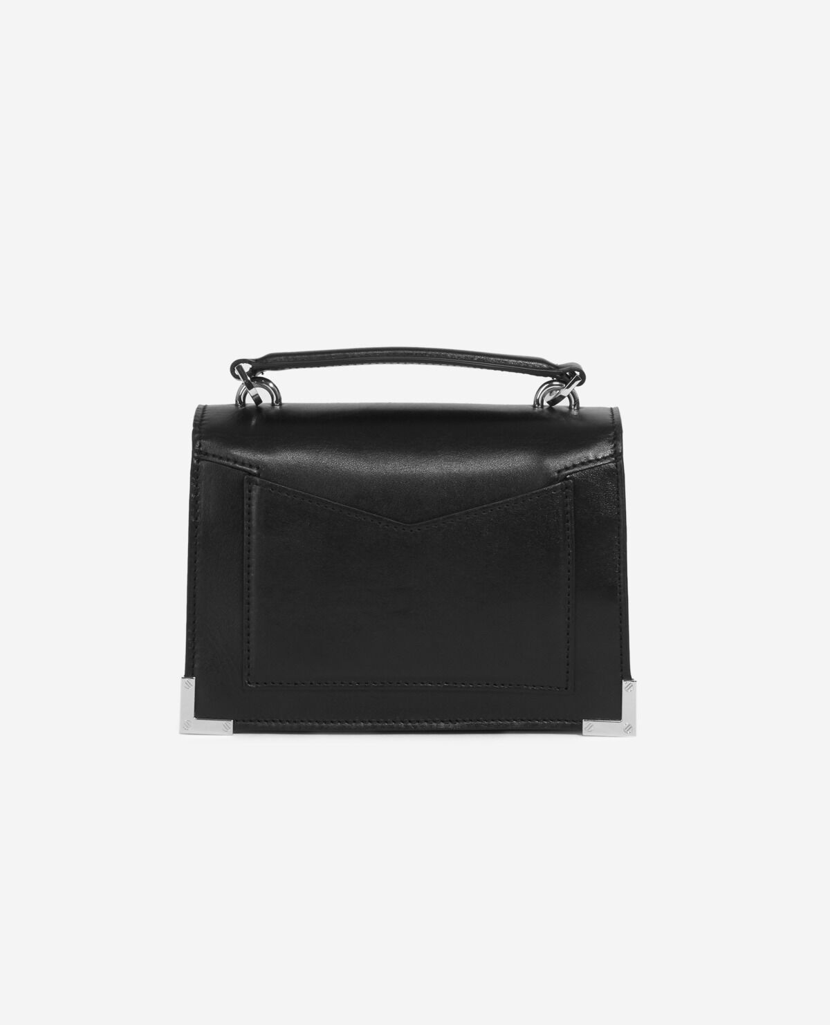 Sac Emily small en cuir noir
