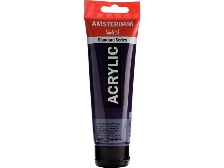 Amsterdam Standard Series Akrylrør 120 ml Permanent Blue Violet 568