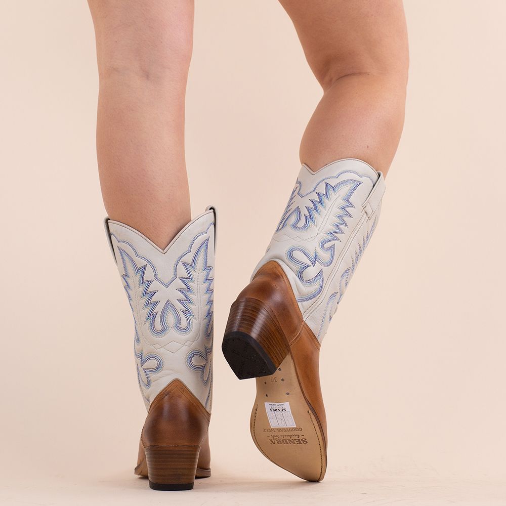 Sendra cowboyboots 17604 Avorio