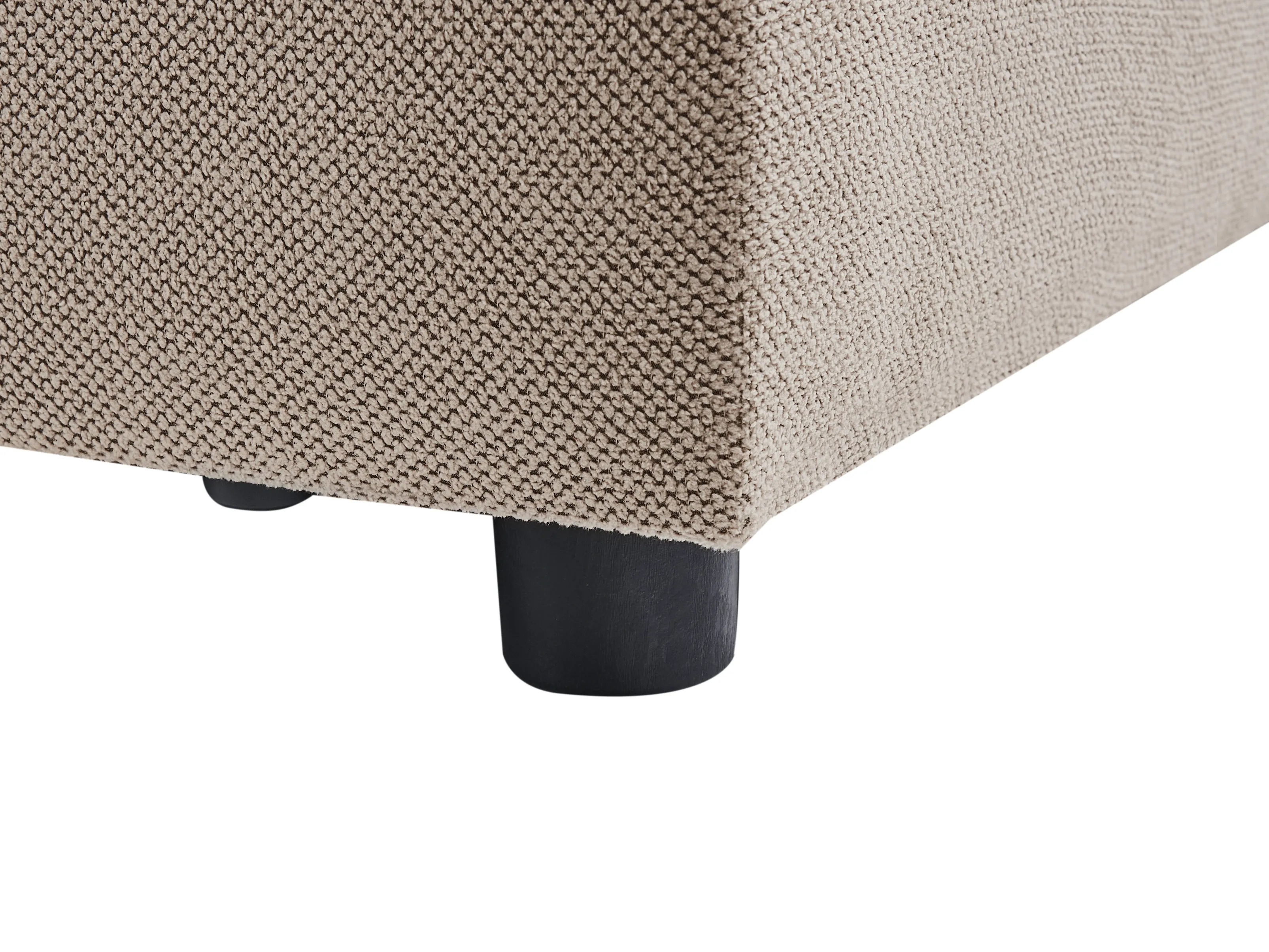Chaise longue VIZILLE Stof Taupe