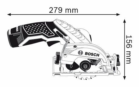 Bosch GKS 12V-26 Accu cirkelzaagmachine- 06016A1001