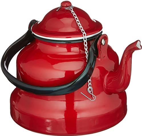 Ibili - Roja - Waterkoker - Rood - Geëmailleerd Staal - 1 L