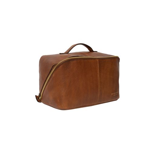 Re:Designed Halima Toilettaske, Walnut/Gold