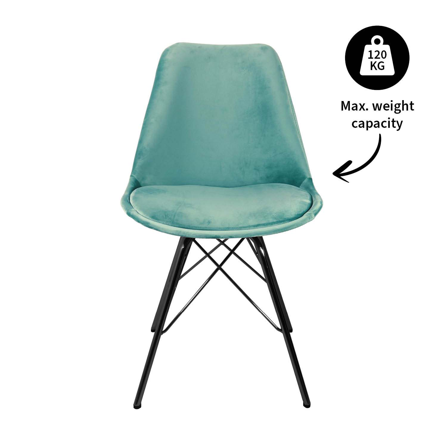 Kick Kuipstoel -  Velvet Mintgroen BL