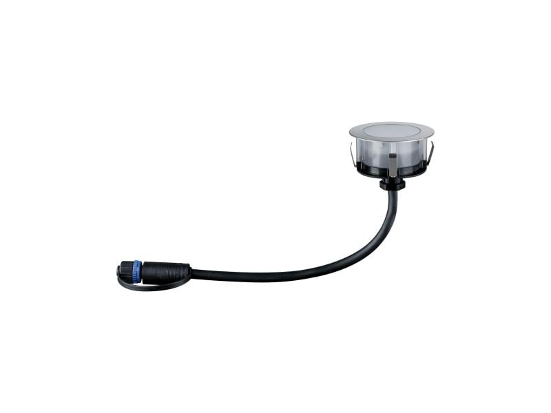 Paulmann Gartenspot Plug & Shine Floor Eco 3000 K, Erweiter Bodeneinbauleuchte für das Plug & Shine System