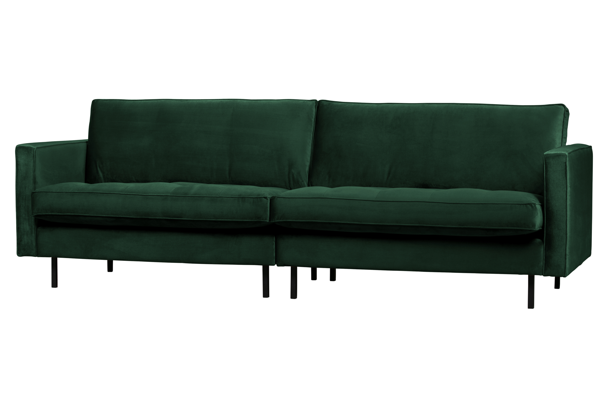 BePureHome 3-zitsbank Rodeo Classic velvet Rodeo Classic Bank 3-zits Velvet - Green Forest