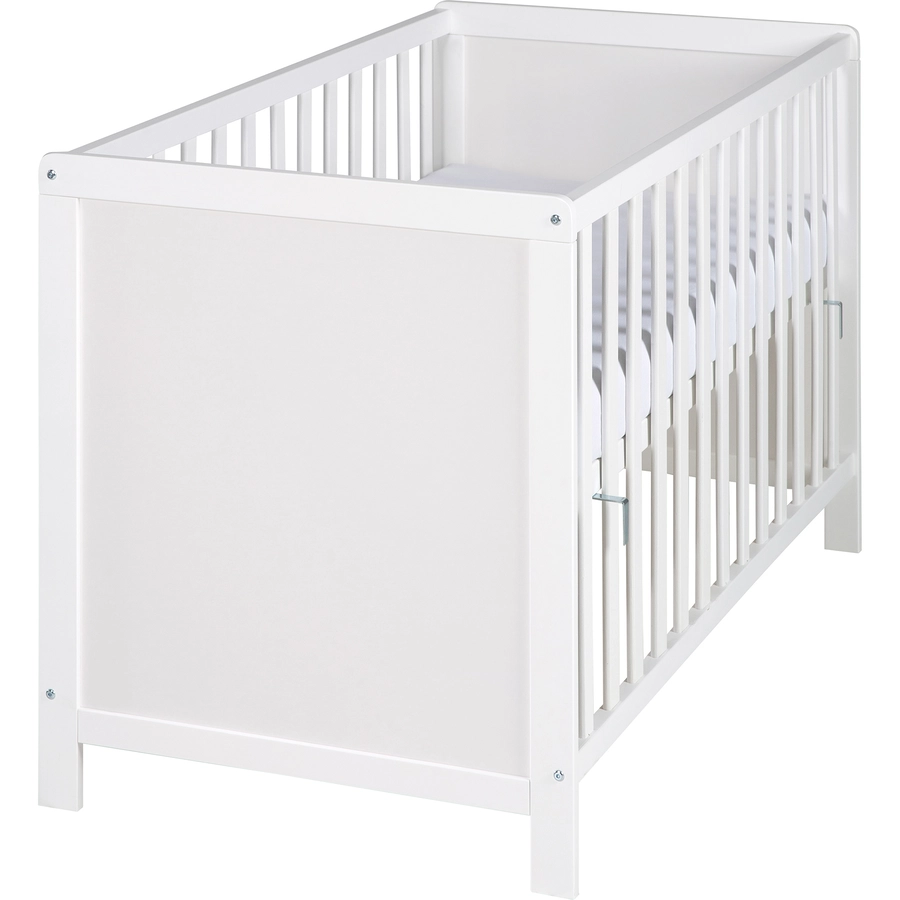 roba Beistellbett weiß 60 x 120 cm mit Matratze