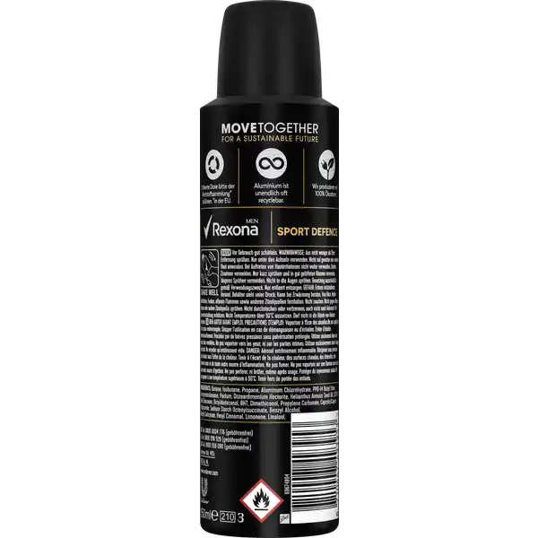 Anti-Transpirant Spray Sport Defence