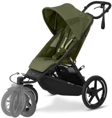 Cybex Avi Spin Løpevogn, Black/Moss Green