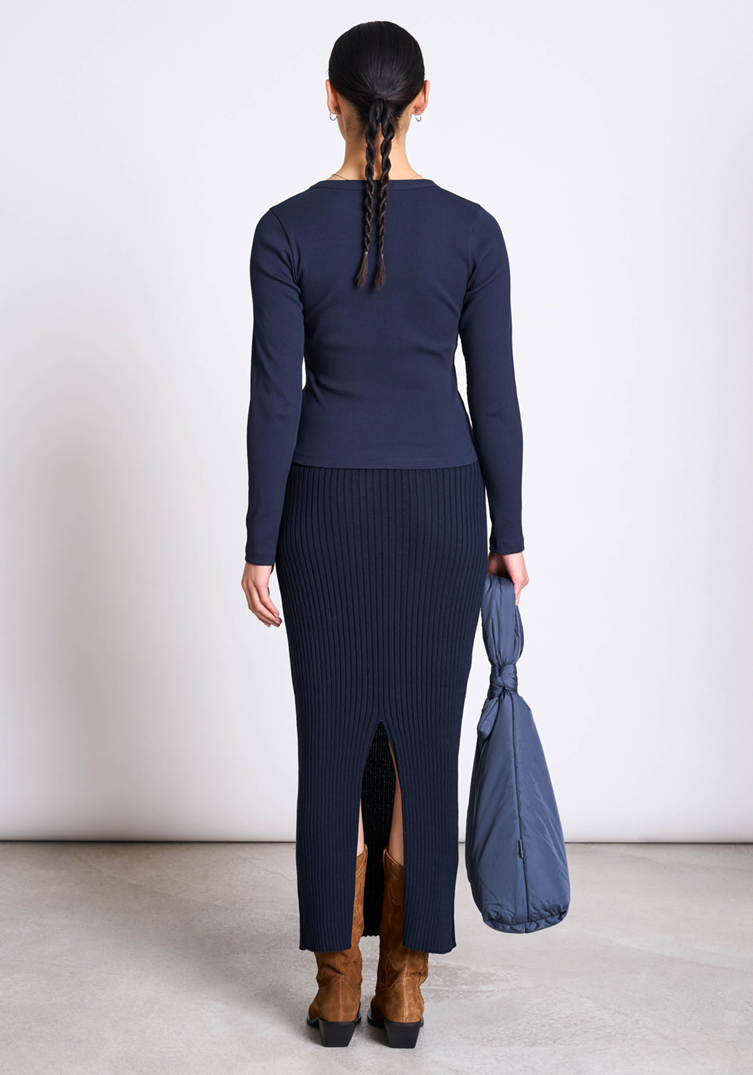 Jan 'n June Longsleeve Shirt Muri Rib Nightfall
