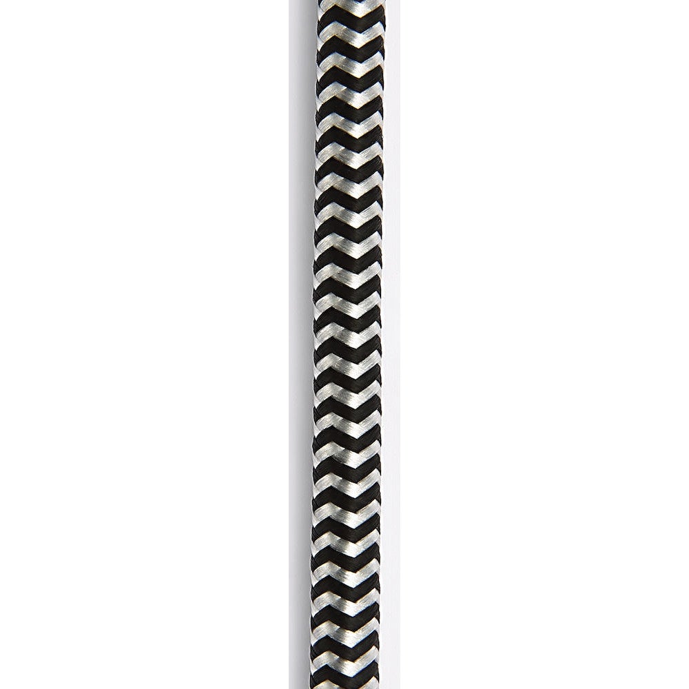 D'Addario PW-BG-20BG Braided instrumentkabel grijs 20ft (6 m) recht-recht