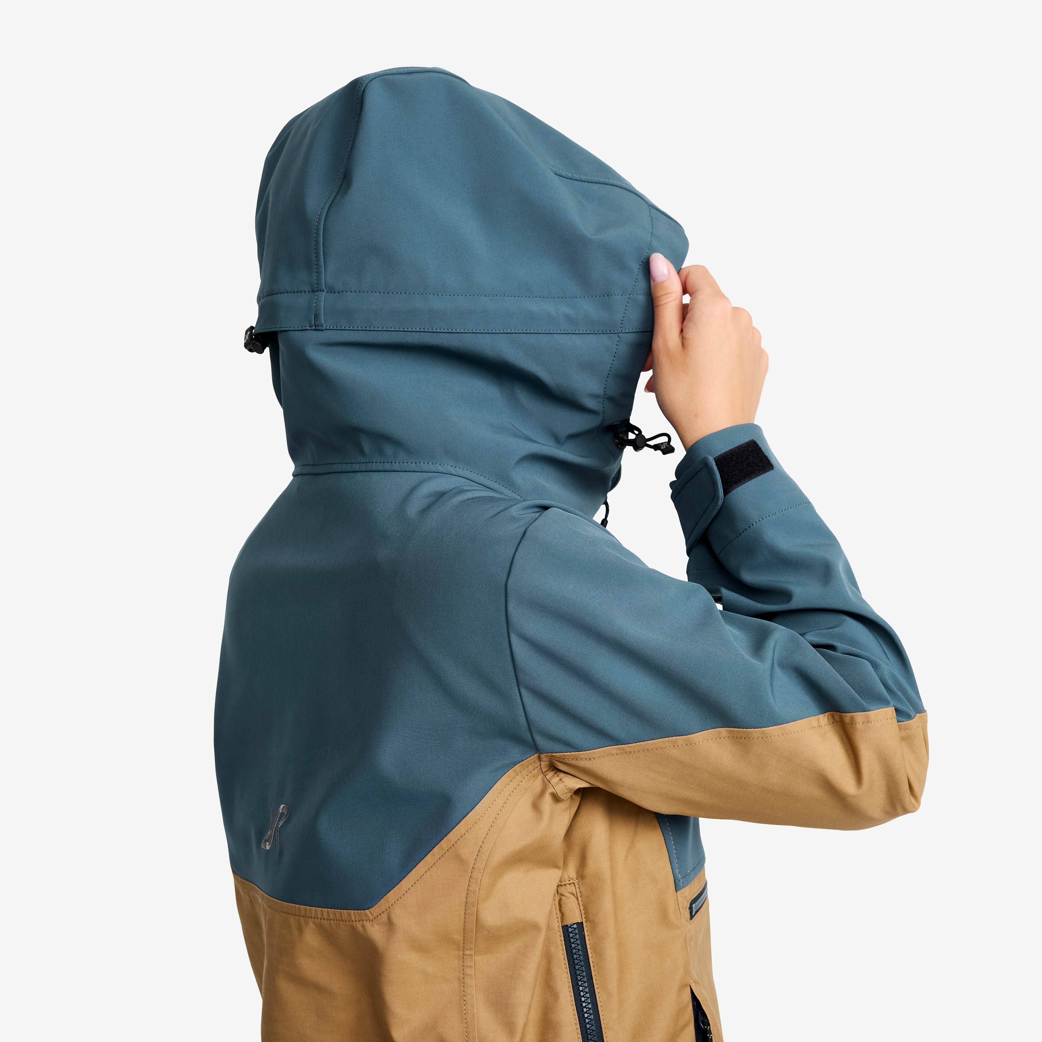 Outdoor Anorak Dame Orion Blue/Kelp Beige