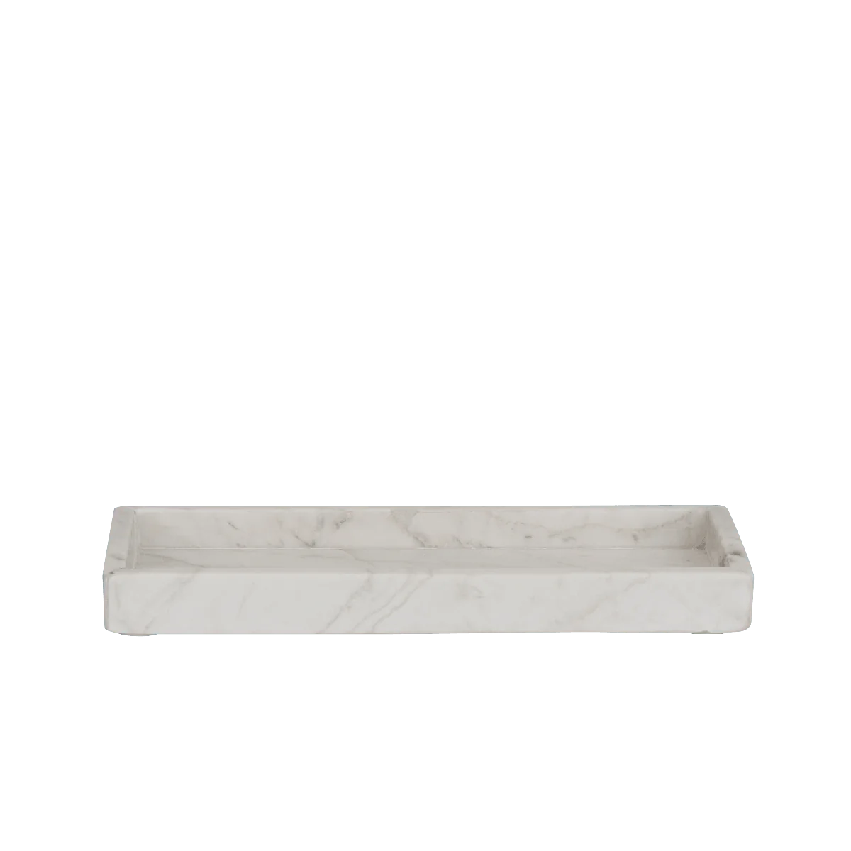 Bahne Interior  Marmor bakke, hvid - 30x12 cm.