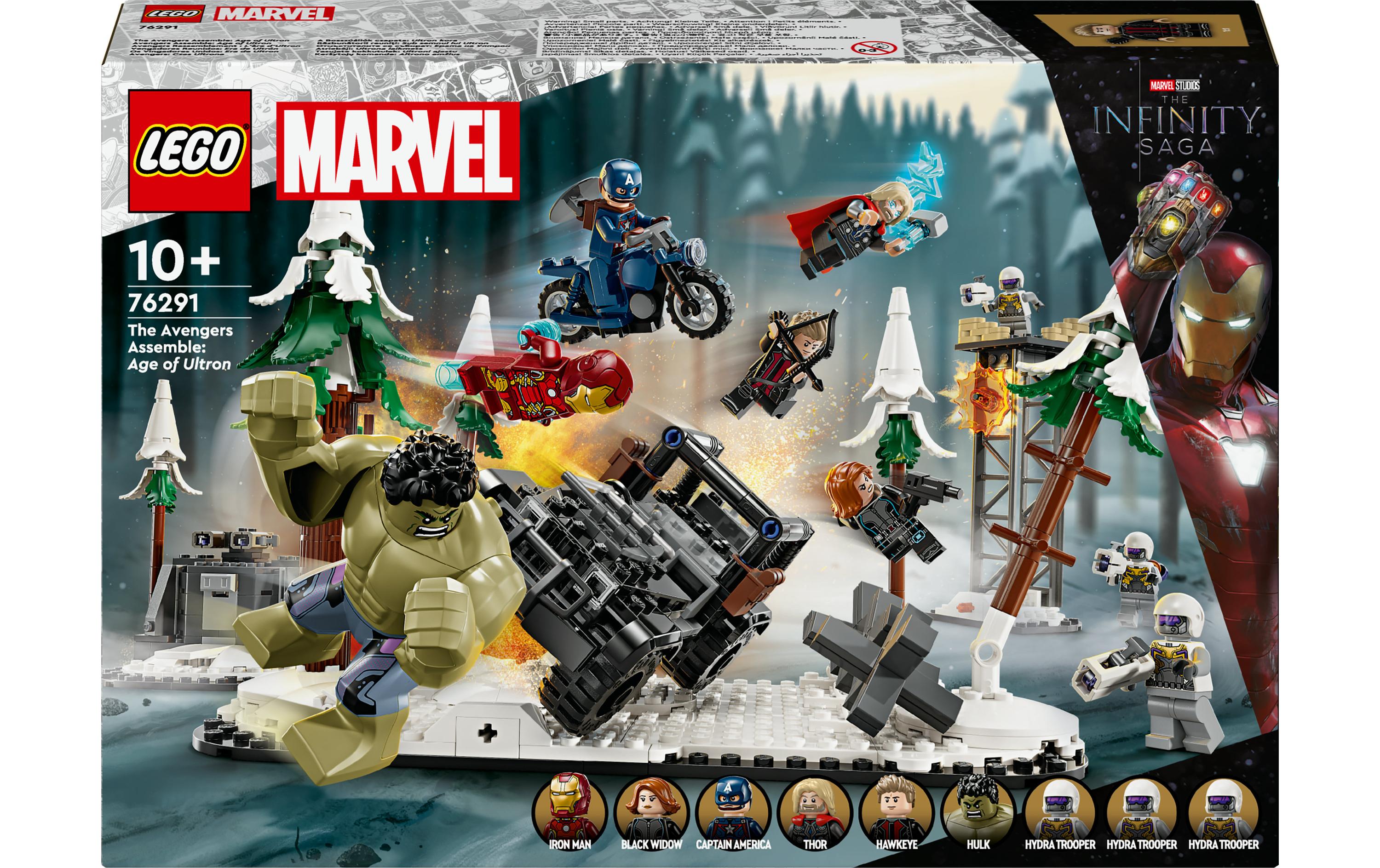 Marvel Avengers Assemble: Age of Ultron 76291Tolles Superhelden-Bauspielzeug mit Avengers Minifiguren