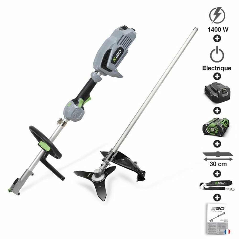 Pack débroussailleuse sans fil avec chargeur et batterie 56 volts inclus egopower ph1400e bca1200e