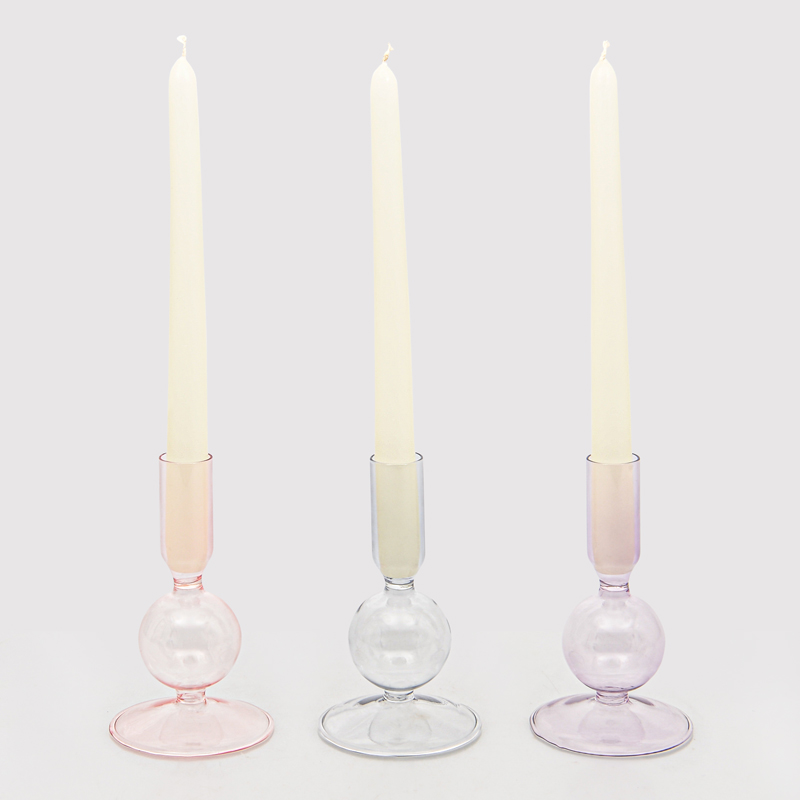 Bougeoir verre