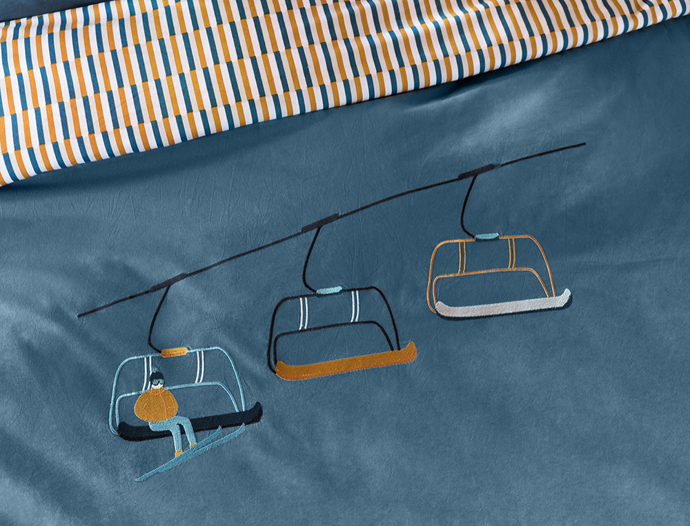 Housse de couette avec zip-En altitude