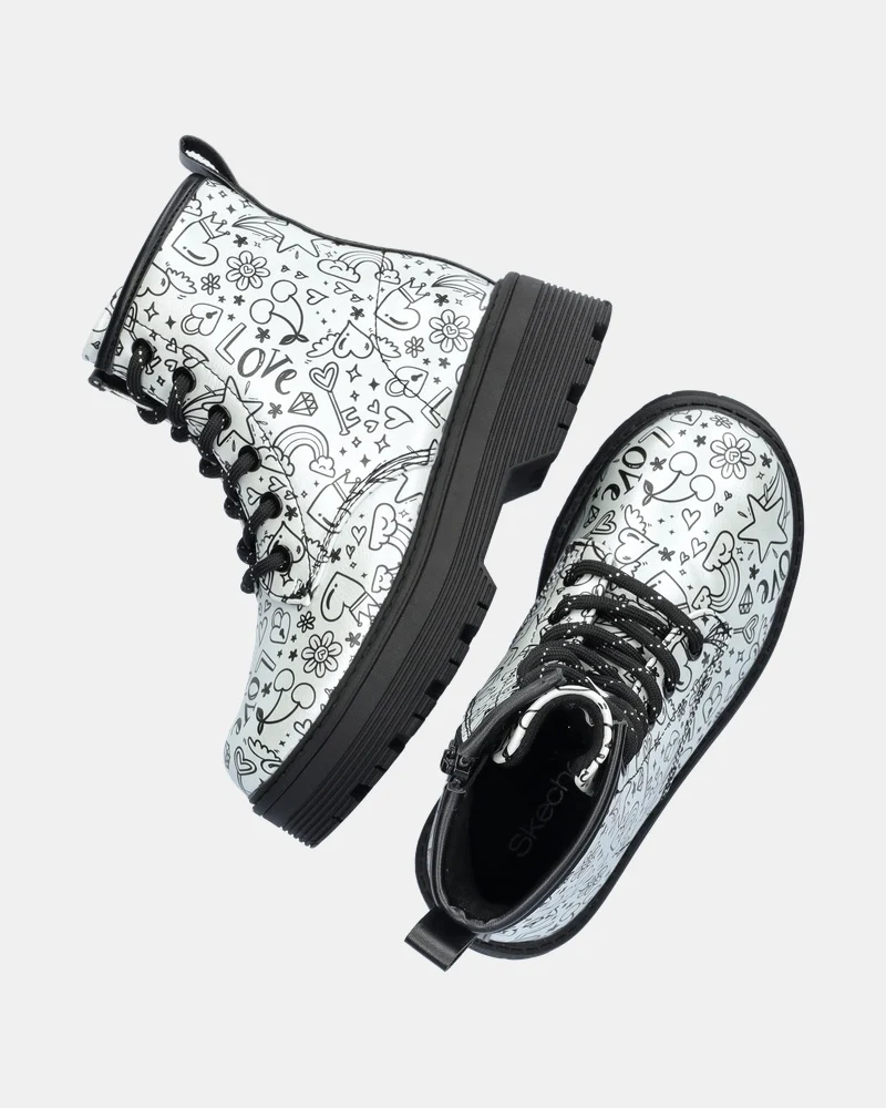 Skechers Gravlen-Hi Veterboots  - zilver