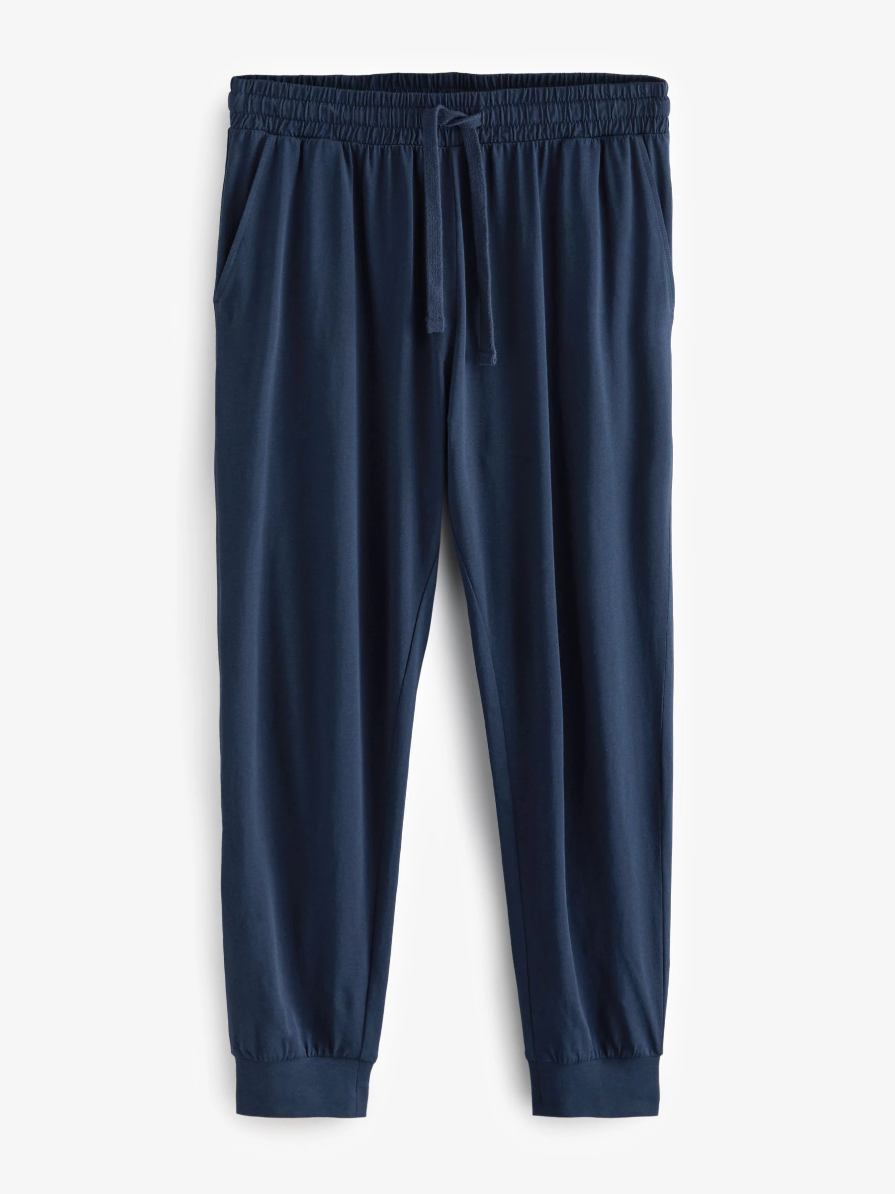 Marineblauw/grijs - 2 Pyjama's met boorden