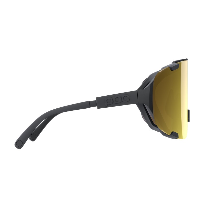 POC Devour cykelbriller uranium black/clarity road/partly sunny gold