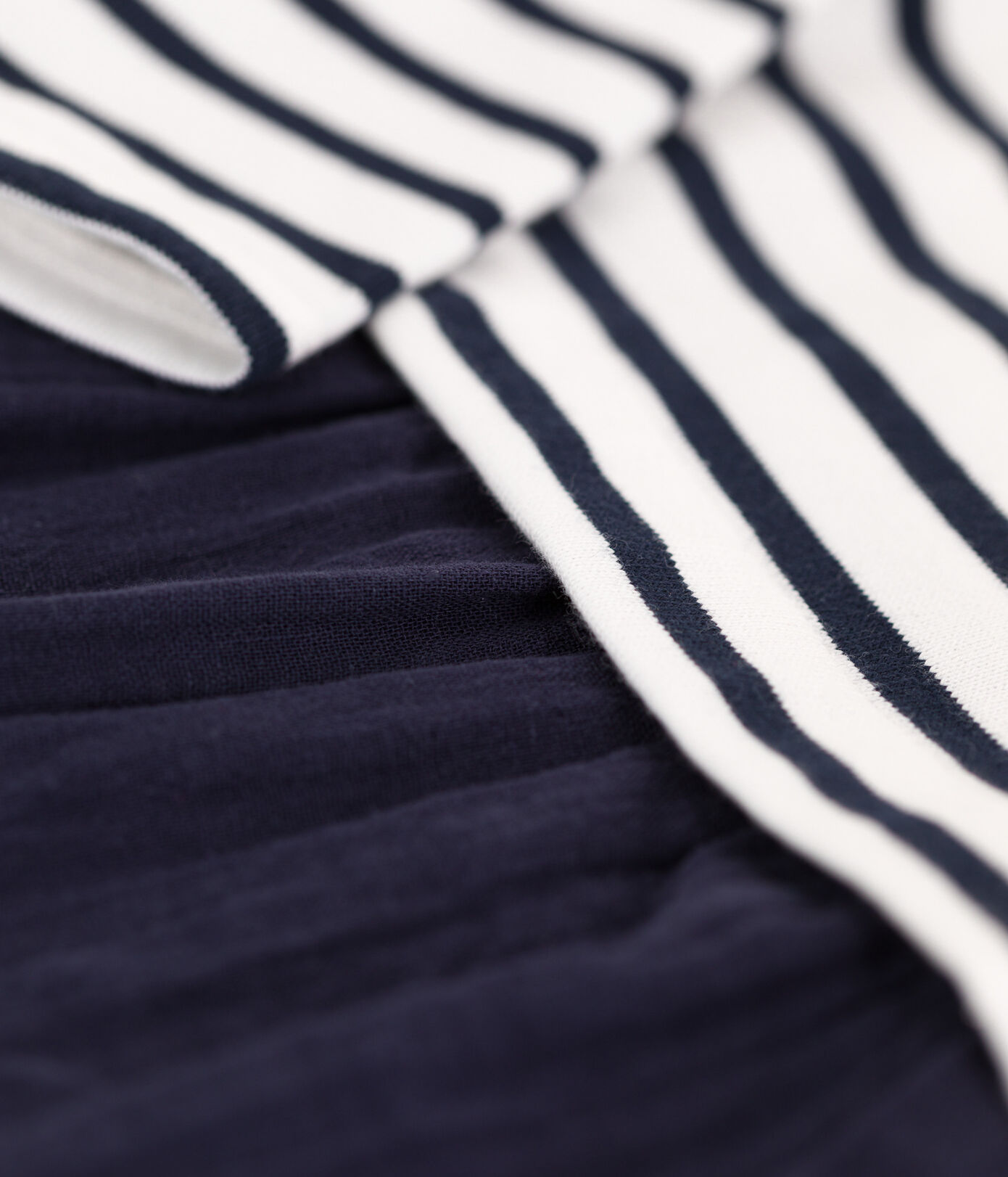 Robe manches longues bébé bimatière