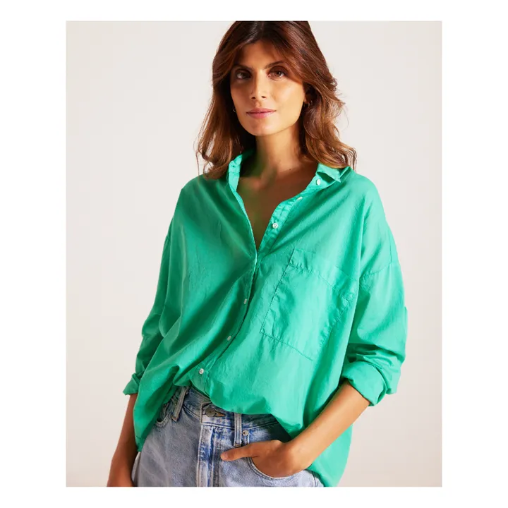Sacrécoeur Chemise Caroline | Vert Menthe