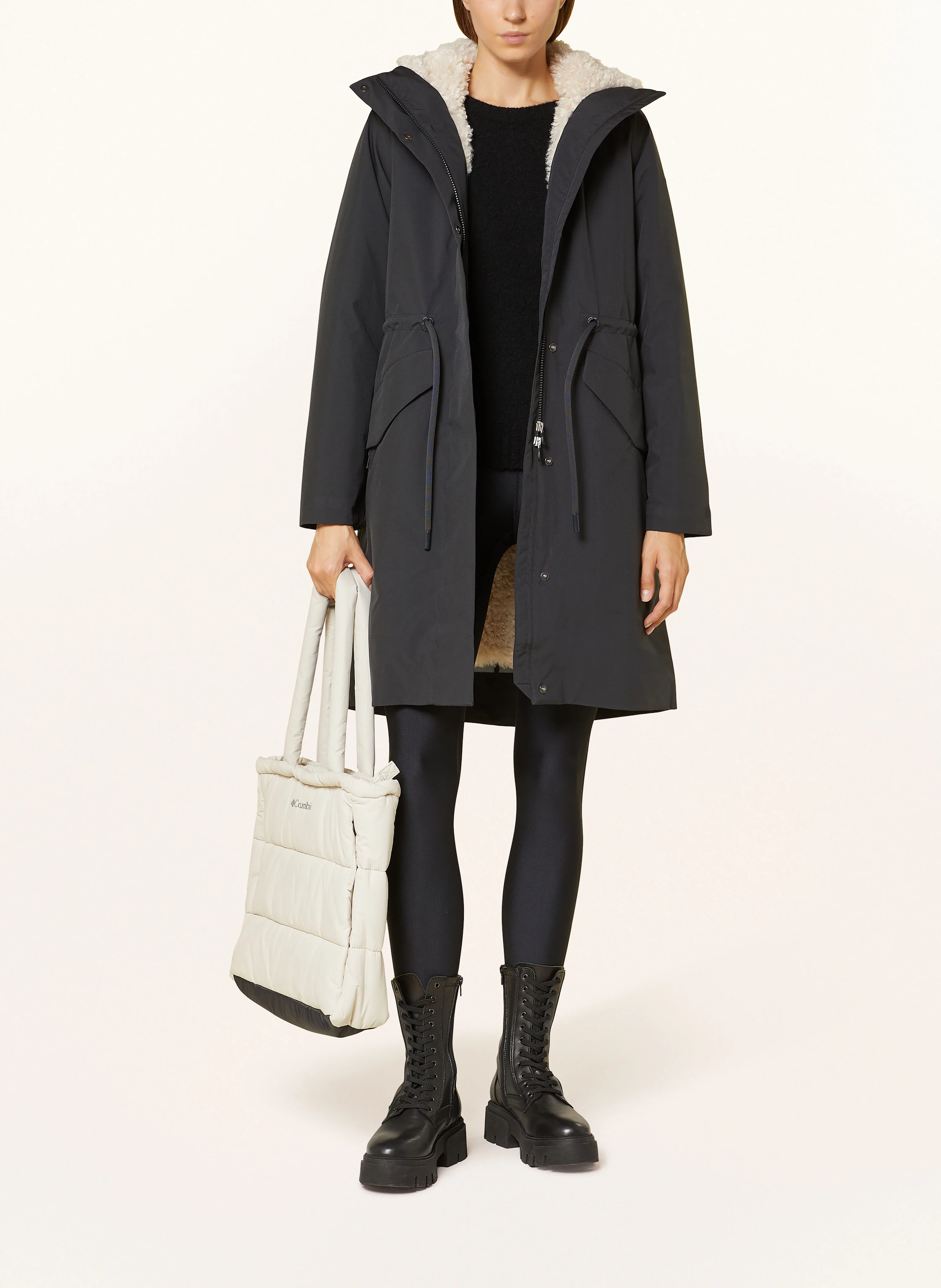 SAVE THE DUCK Parka GRIN NOELLE mit abnehmbarem Kunstfell