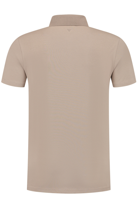 Pure Path beige heren polo