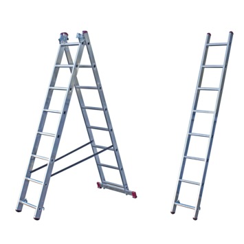 Handson Reformladder met trapfunctie 3x8 treden