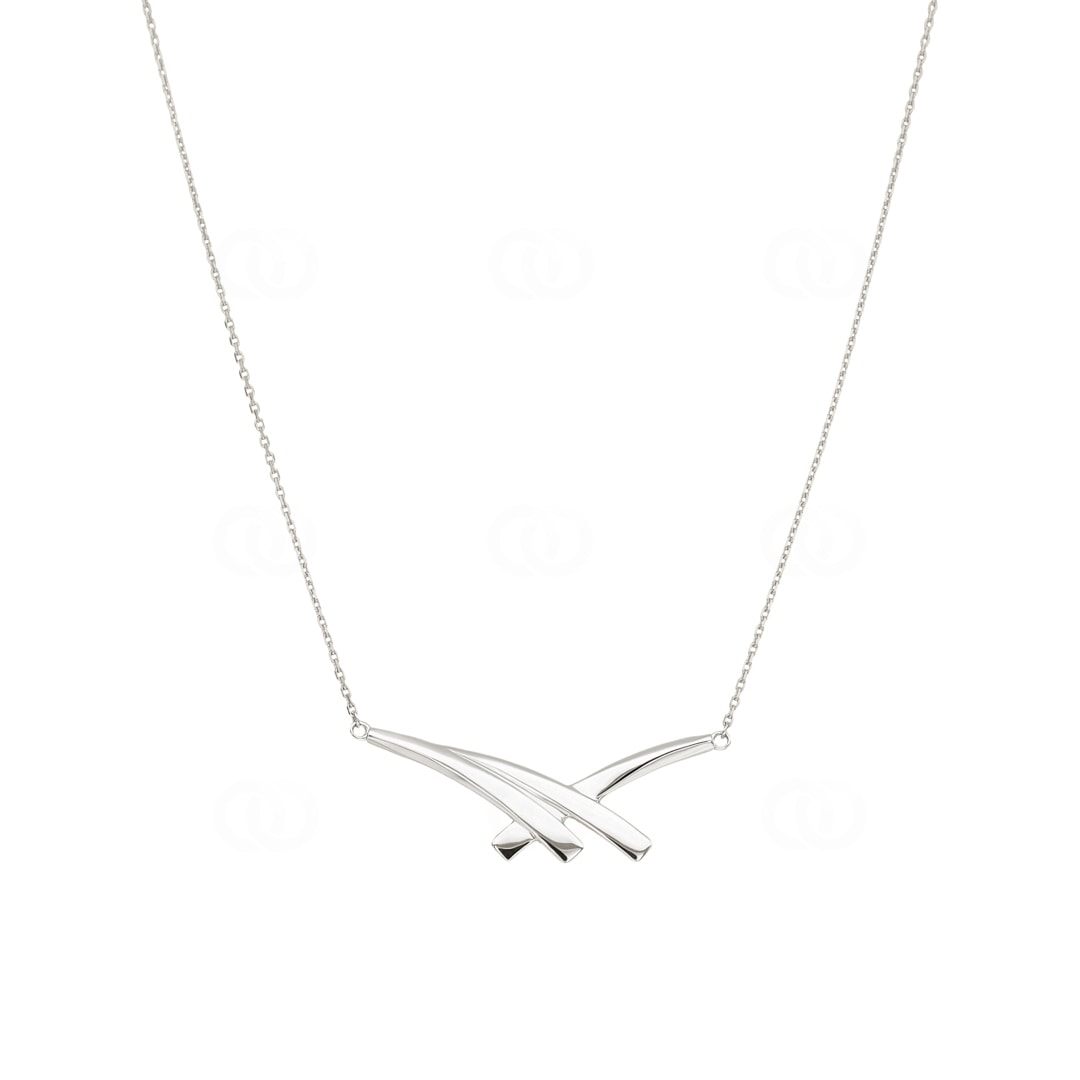 Collier 925 Silber rhodiniert 42cm