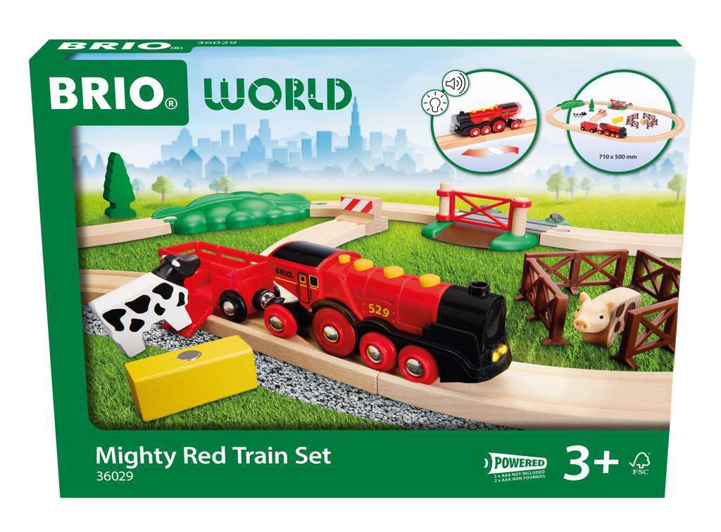 BRIO Spiel Rote Lola Bauernhof Zugset