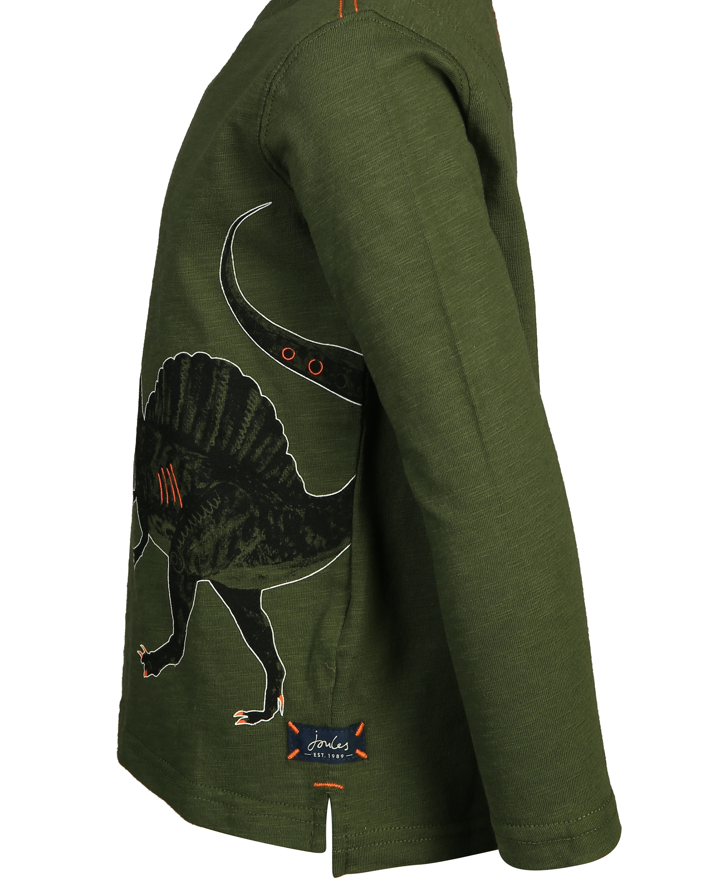 Sweatshirt RAYMOND DINO – GLOW IN THE DARK in khaki