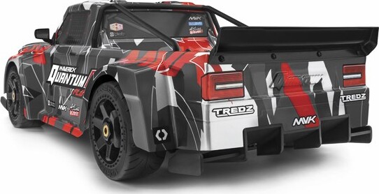 Maverick - Quantumr Flux 4S Fjernstyret Truck - 1:8 - Grå Og Rød - Mv150313
