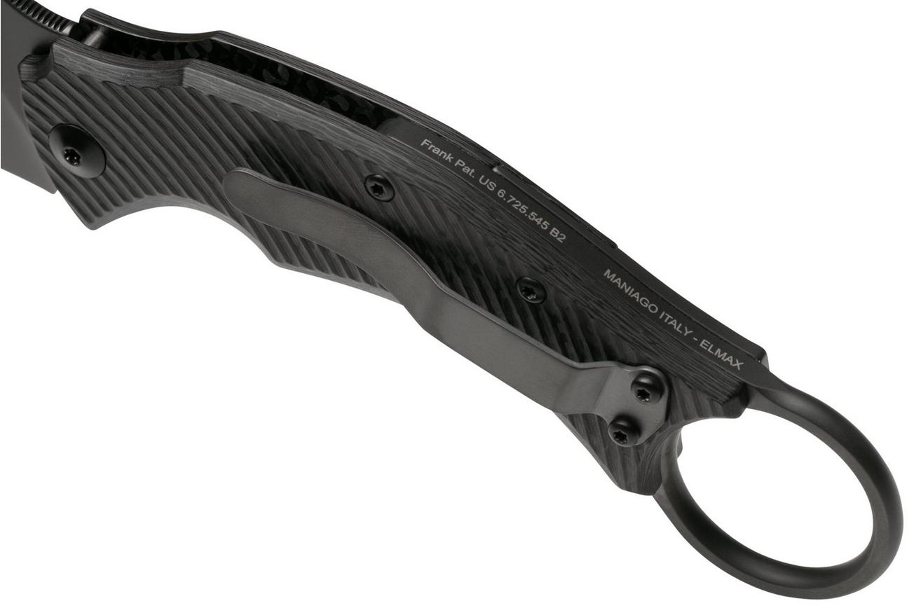 Fox Knives Black Bird FX-591TICB karambitmes, Bastinelli design
