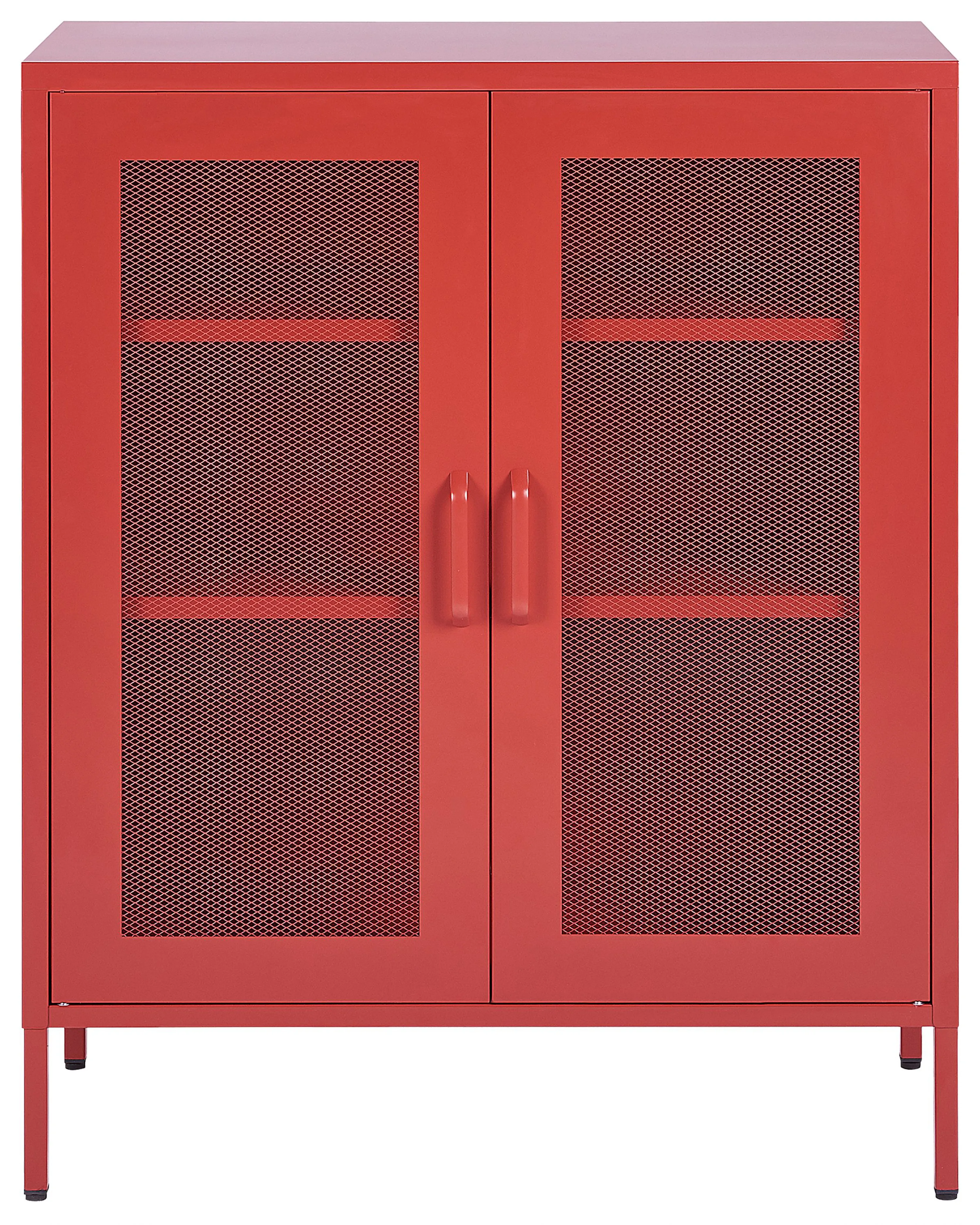 Kast WAKATIPU Metaal Rood