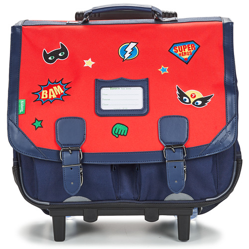 Tann's - TRISTAN TROLLEY 41 CM - Rouge / Marine