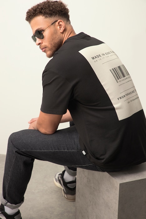 STHUGE T-Shirt, Halbarm, oversized, Prints, bis 8 XL